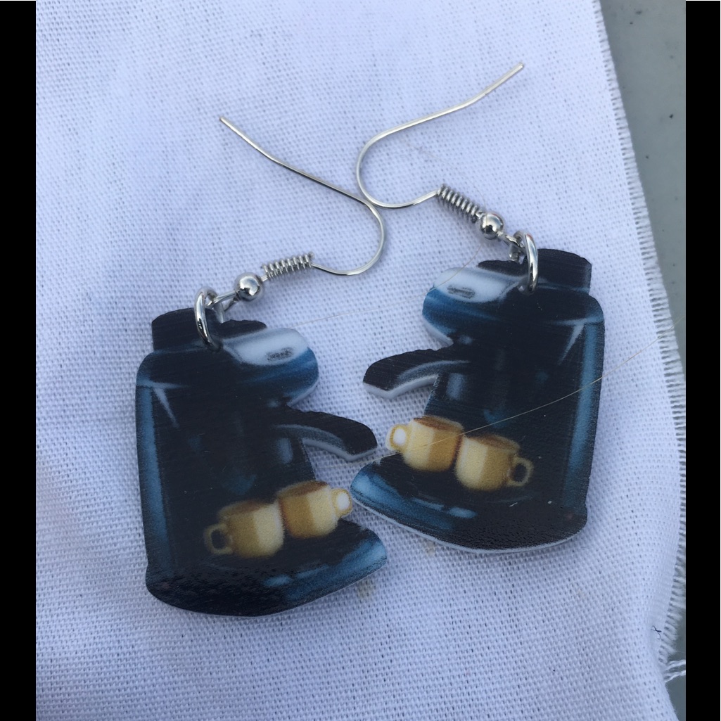 Coffee Earring
